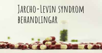 Jarcho-Levin syndrom behandlingar