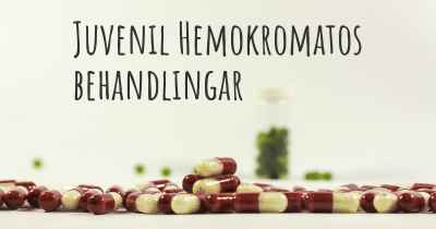 Juvenil Hemokromatos behandlingar