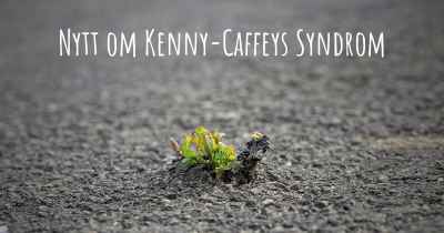 Nytt om Kenny-Caffeys Syndrom