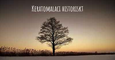 Keratomalaci historiskt