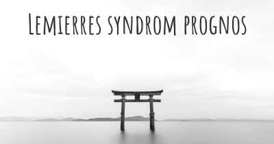 Lemierres syndrom prognos