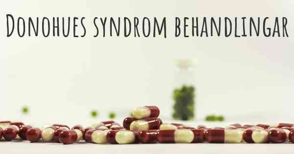Donohues syndrom behandlingar