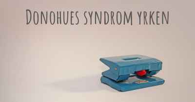 Donohues syndrom yrken