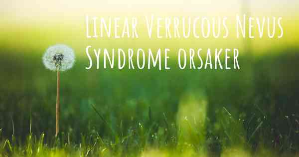 Linear Verrucous Nevus Syndrome orsaker