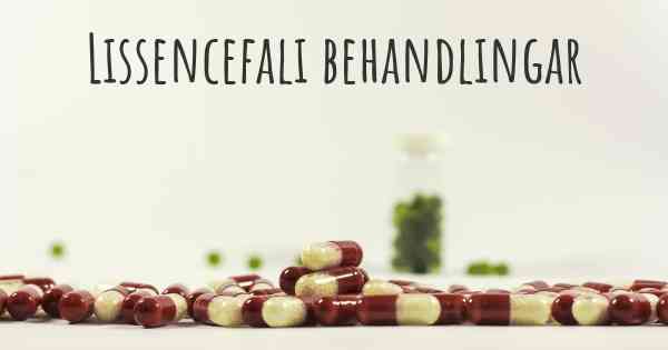Lissencefali behandlingar
