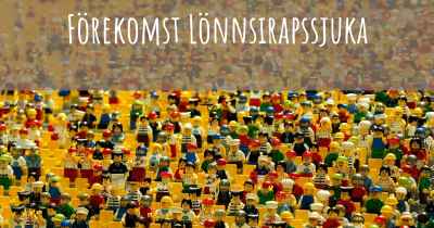 Förekomst Lönnsirapssjuka