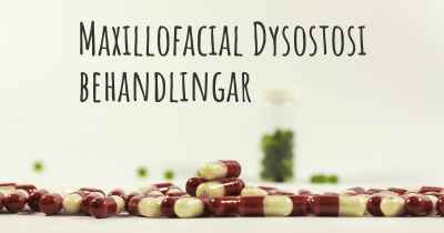 Maxillofacial Dysostosi behandlingar