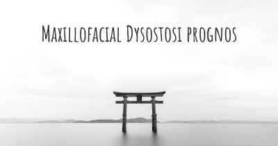 Maxillofacial Dysostosi prognos