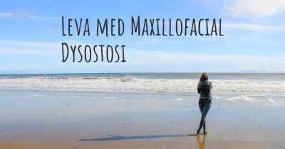 Leva med Maxillofacial Dysostosi