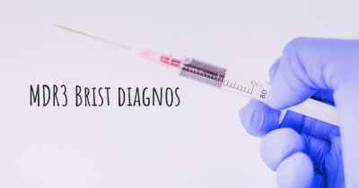 MDR3 Brist diagnos