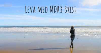 Leva med MDR3 Brist