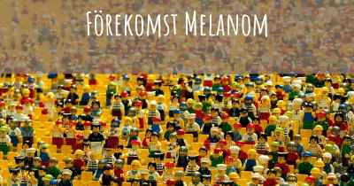 Förekomst Melanom