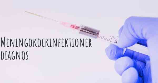 Meningokockinfektioner diagnos