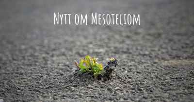 Nytt om Mesoteliom