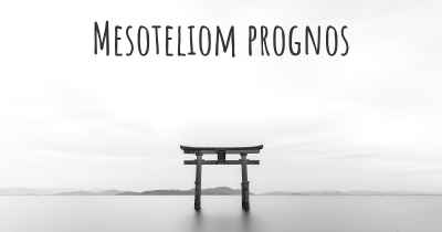 Mesoteliom prognos