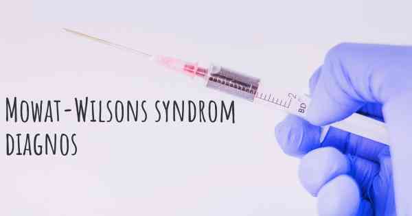 Mowat-Wilsons syndrom diagnos