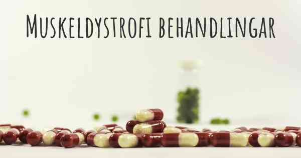 Muskeldystrofi behandlingar
