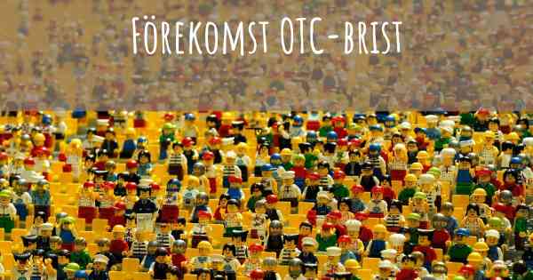 Förekomst OTC-brist