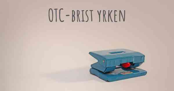 OTC-brist yrken