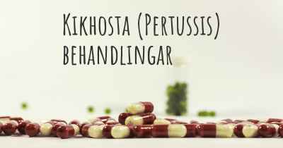 Kikhosta (Pertussis) behandlingar
