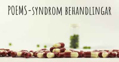 POEMS-syndrom behandlingar