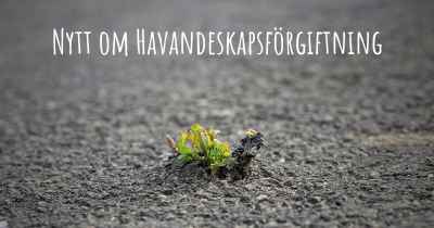 Nytt om Havandeskapsförgiftning
