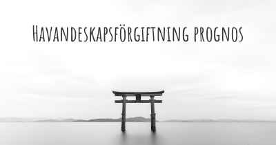 Havandeskapsförgiftning prognos