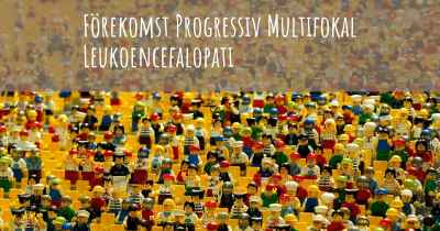 Förekomst Progressiv Multifokal Leukoencefalopati