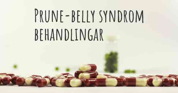 Prune-belly syndrom behandlingar