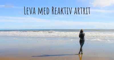 Leva med Reaktiv artrit