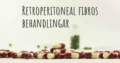 Retroperitoneal fibros behandlingar