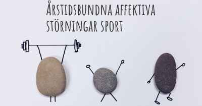 Årstidsbundna affektiva störningar sport
