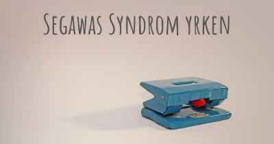 Segawas Syndrom yrken