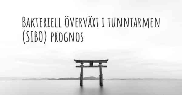 Bakteriell överväxt i tunntarmen (SIBO) prognos