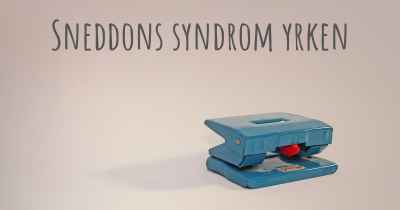 Sneddons syndrom yrken