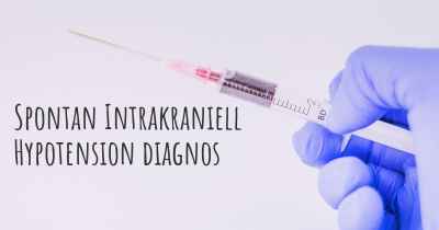 Spontan Intrakraniell Hypotension diagnos