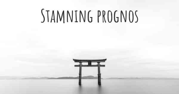 Stamning prognos
