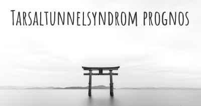 Tarsaltunnelsyndrom prognos