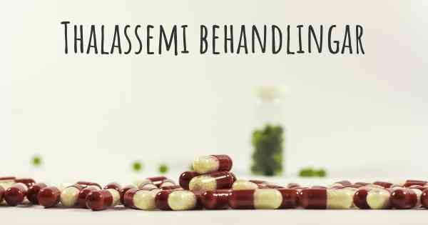 Thalassemi behandlingar