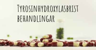 Tyrosinhydroxylasbrist behandlingar