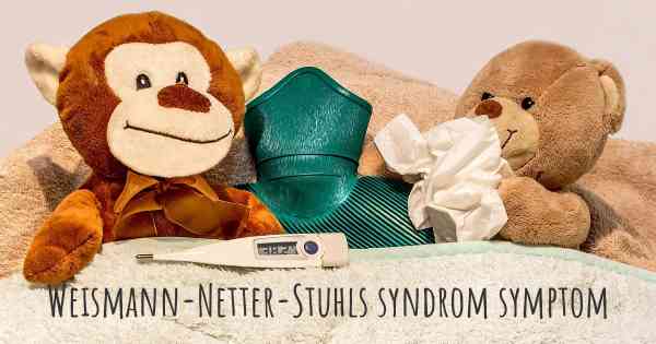 Weismann-Netter-Stuhls syndrom symptom