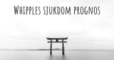 Whipples sjukdom prognos