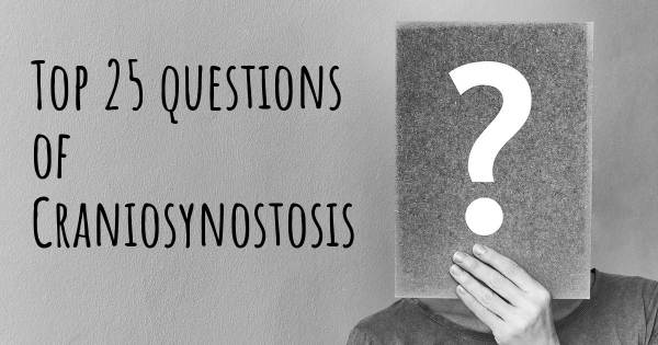 Craniosynostosis top 25 questions