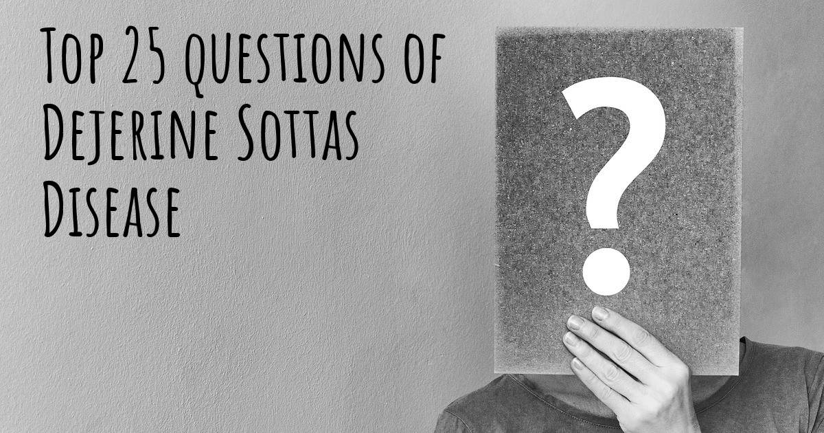 Dejerine Sottas Disease top 25 questions - Dejerine Sottas Disease Map