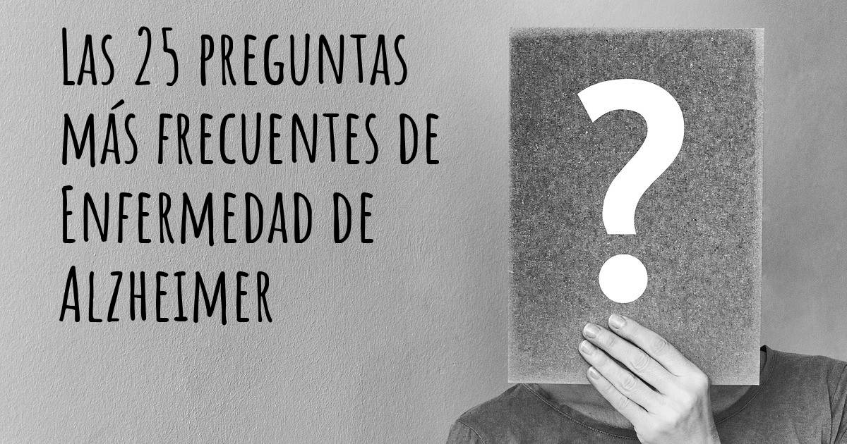 Las 25 Preguntas Más Frecuentes De Enfermedad De Alzheimer - Mapa De ...