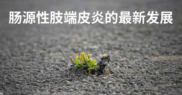 肠源性肢端皮炎的最新发展