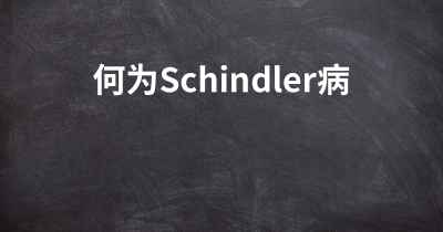 何为Schindler病