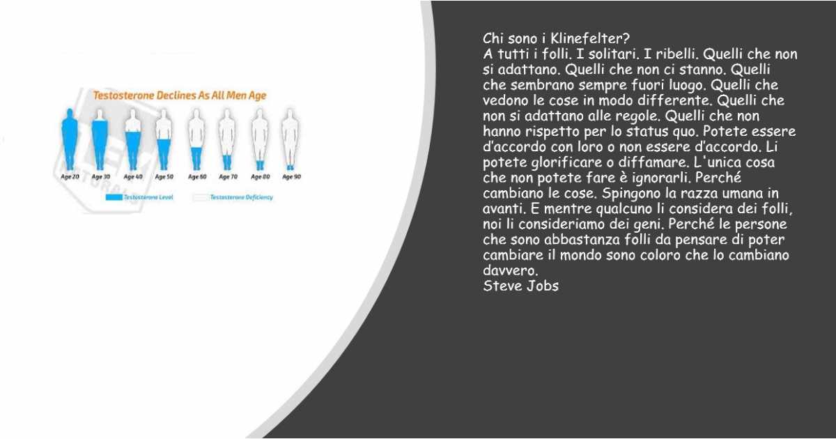 Storia di Sindrome di Klinefelter