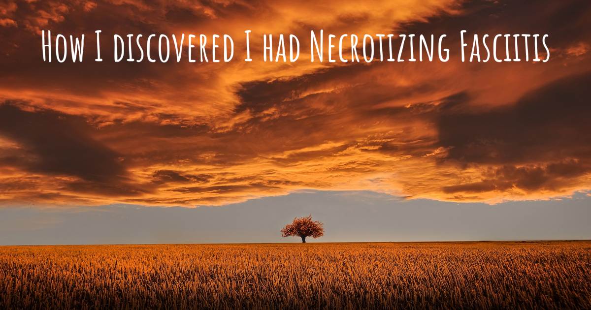 Story about Necrotizing fasciitis , Anemia.