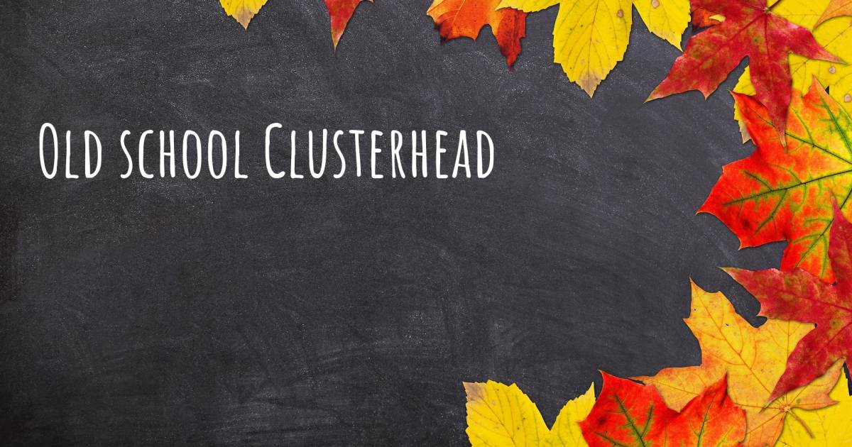 Story about Cluster Headaches .